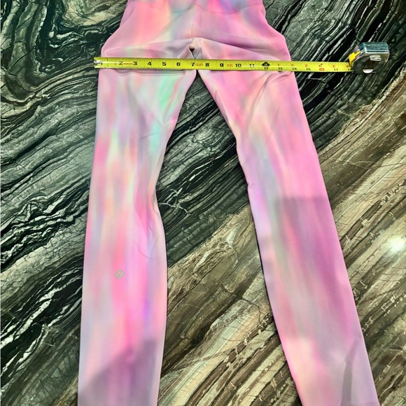 Lululemon Wunder Train High-Rise Tight 25” Size 2 Psychedelic Wash Multi RARE - Picture 6 of 8